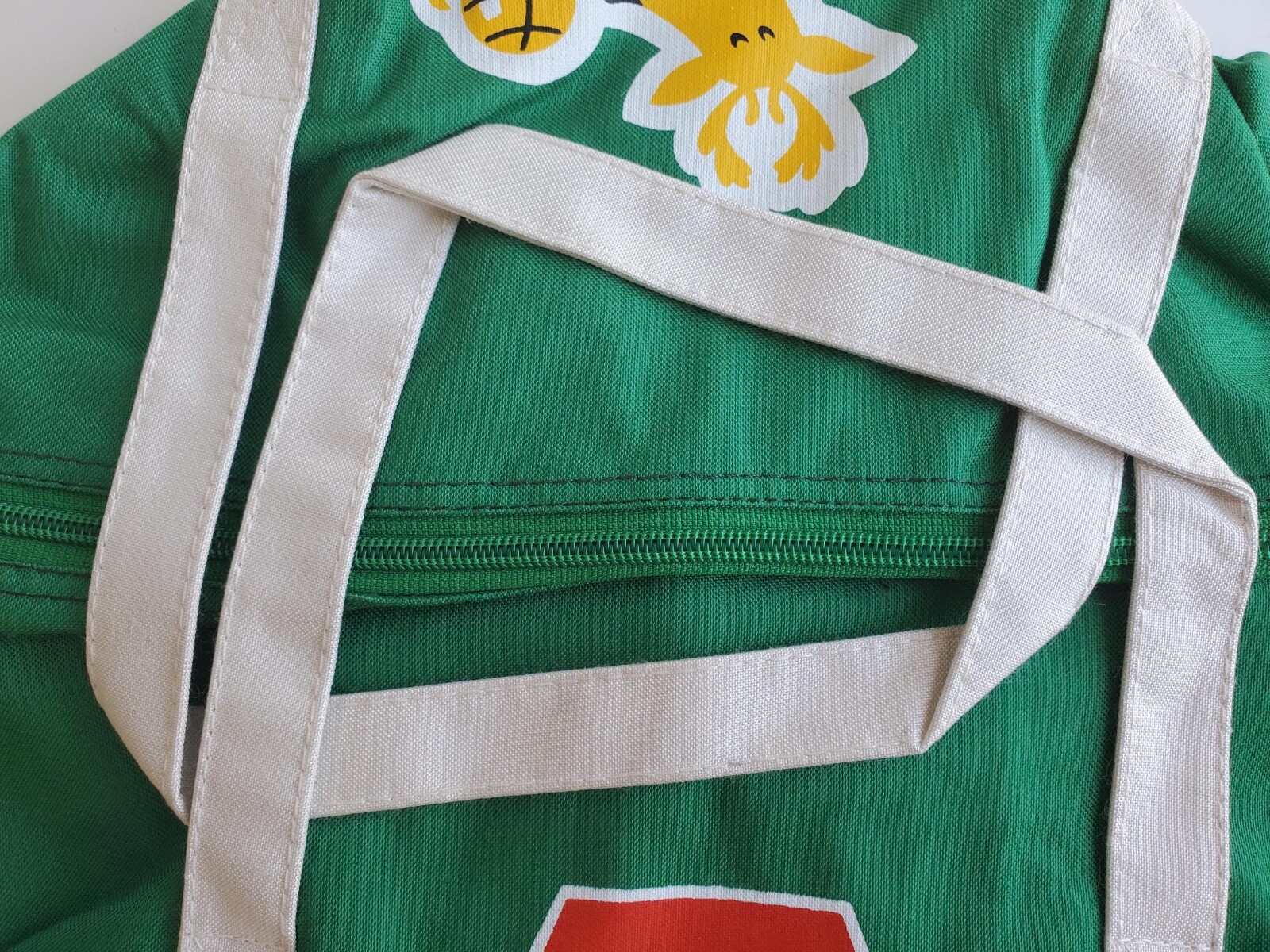 Vintage Milwaukee Bucks 80's Vintage Pizza Hut Canvas Duffel Bag NEW OS