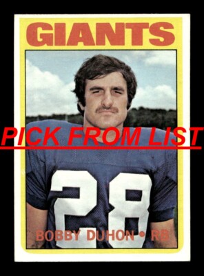 1972 Topps Football 10-247 EX/EX+ Pick From List All PICTURED kk6 kk9 kk7
