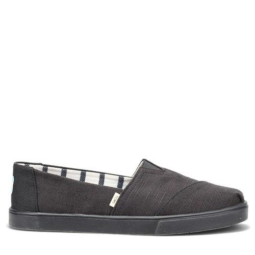 Women's TOMS ALPARGATA CUPSOLE BLACK 