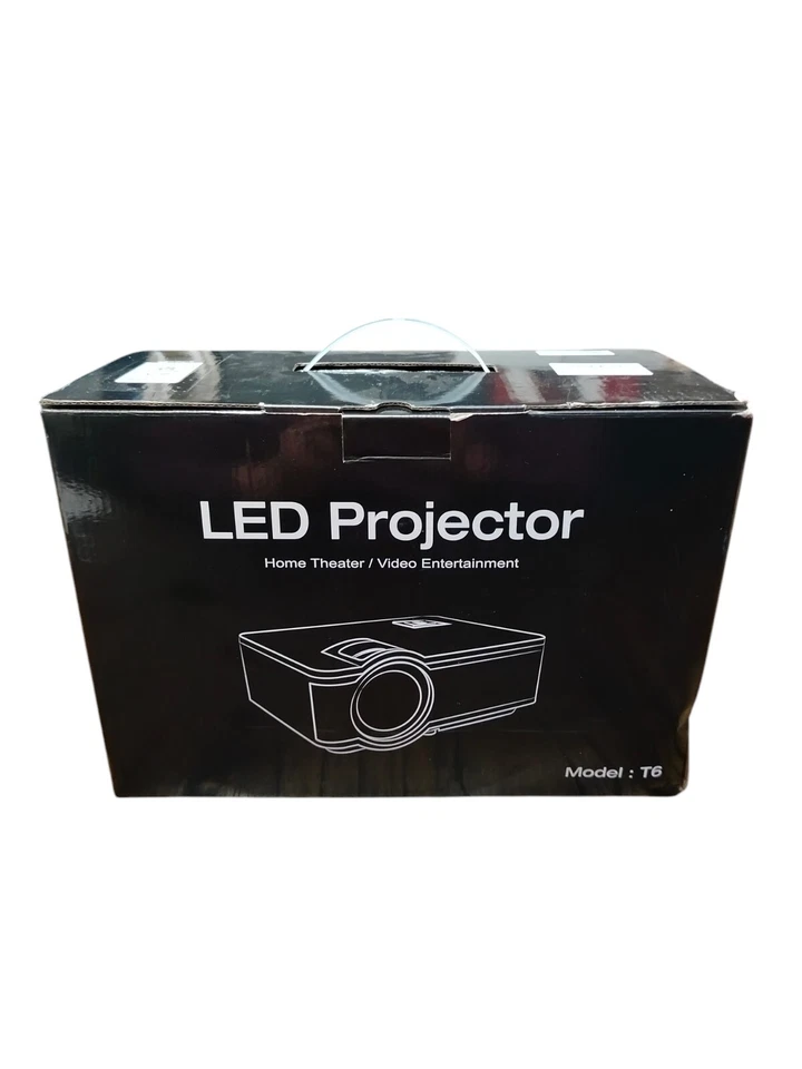 Groview T6 Projector Full HDTV 1080P HDMI USB Audio Mini Jack Bluetooth 5:1 - Image 4 of 4