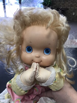 80s Toy Doll 1987 Kenner Special Blessings Christina Praying Plush