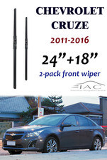 For Chevrolet Cruze 2011-2016 24"+18" Front Windshield Wiper Blade 2 Pack