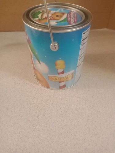 SNOW VALLEY CHOCOLATE CARAMEL COCOA MIX COLLECTORS TIN. Paint Bucket Style - Picture 7 of 9