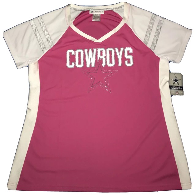 Womens XL Dallas Cowboys Bling Pink Jersey for sale online | eBay