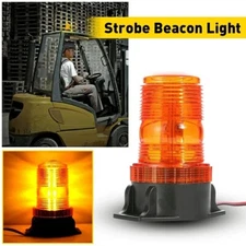 30 LEDs Rotating Beacon Strobe Light Truck Amber Rooftop Lamps For Most Cars