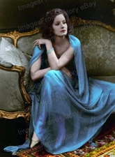 8x10 Print Greta Garbo Beautiful Color Portrait #GGEF