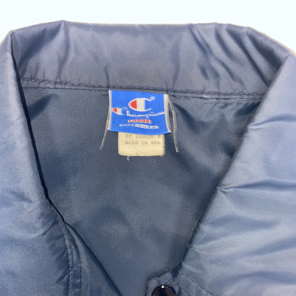 Vintage Champion University Virginia Coach Jacket by Champion Made in USA Size L - Изображение 3 из 4