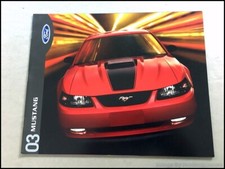 2003 Ford Mustang And Gt 20-page Car Sales Brochure Catalog - Convertible Mach I 2003 Ford Mustang And Gt 20-page Car Sales Brochure Catalog - Convertible Mach I