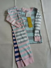  NWT" Hanna Andersson Mix It Up Long John Pajama Set-100/4  FREE S/H