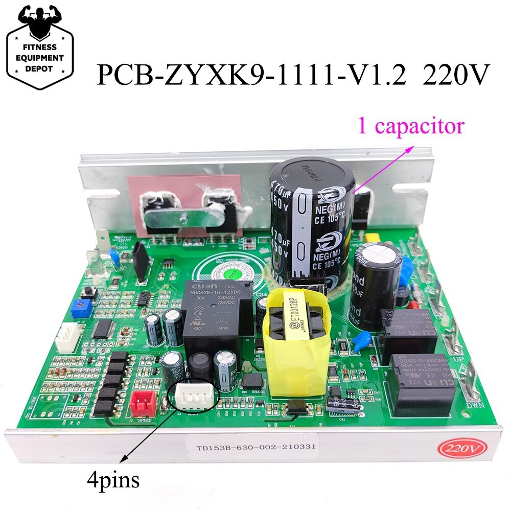 220V Treadmill Motor Controller ZYXK9 PCB-ZYXK9-1111-V1.2