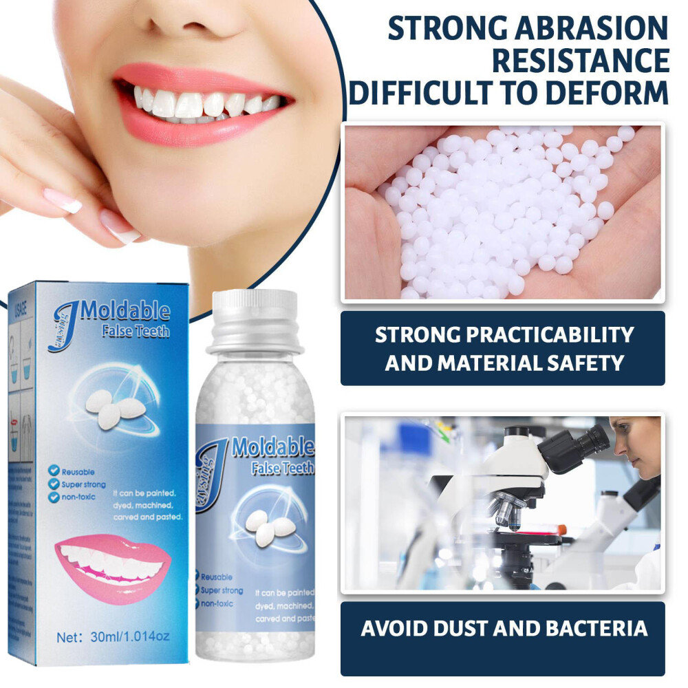 Tooth Repair Beads Granules Temporary Tooth Glue Reusable Moldable