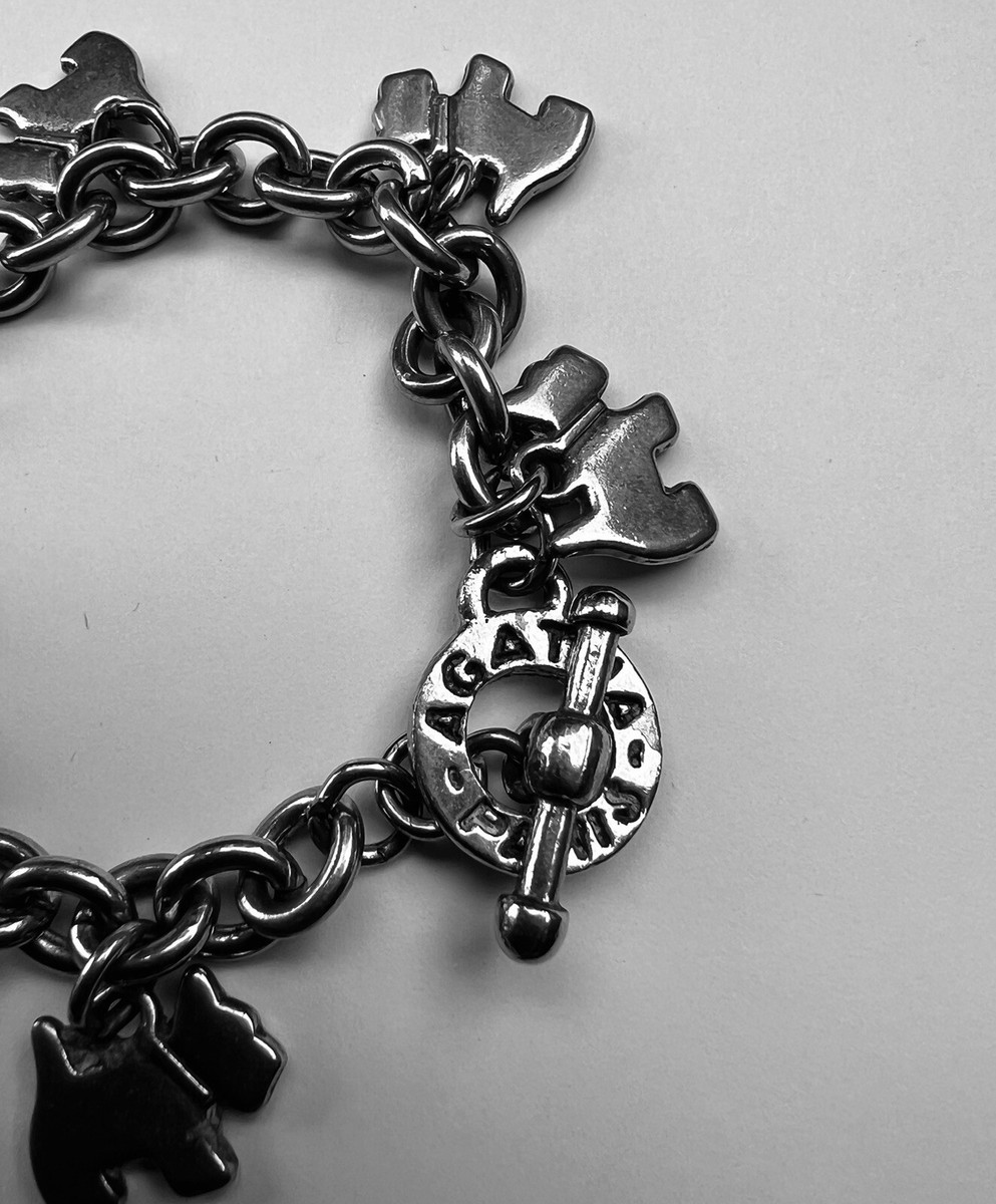 Bracciale A Catena In Argento Sterling Con Chiusura A Serpente - Foto 6
