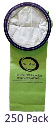 250 Proteam 6 QT BackPack Replacement Vacuum Cleaner Bags 100431