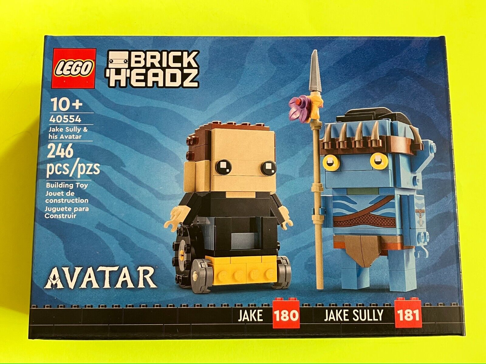 LEGO BrickHeadz Jake Sully & his Avatar (40554) Building Set 