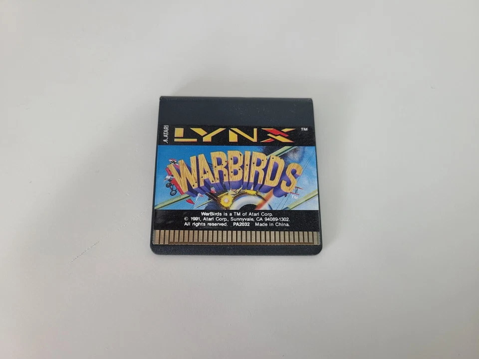 Warbirds Atari Lynx Cartridge Only TESTED WORKS - Image 2 of 4