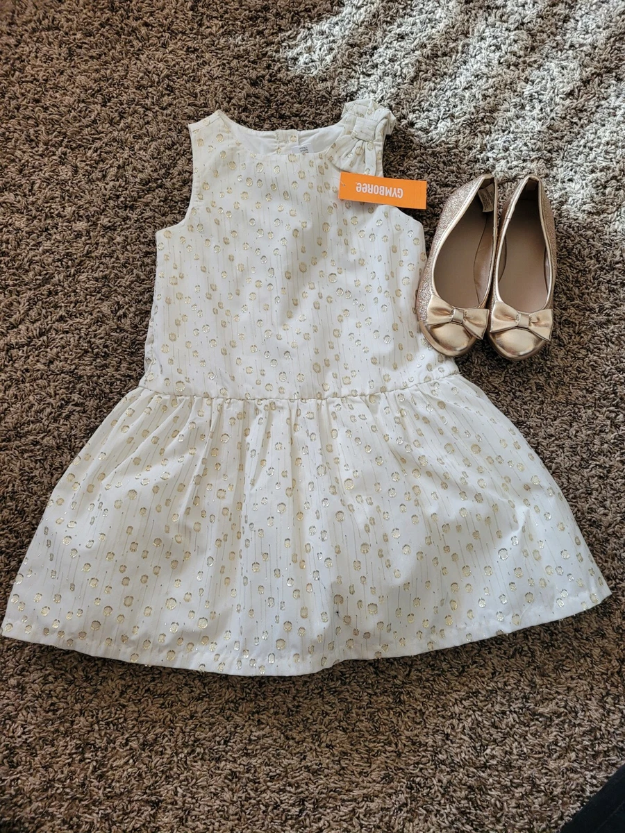 Gold top dress 4t