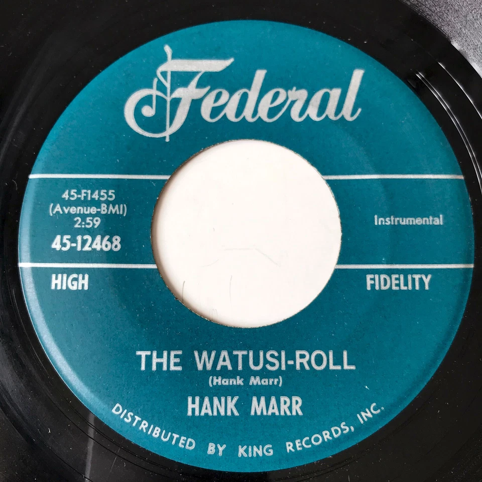 HANK MAAR. The Watusi-Roll. Sweet Nancy. FEDERAL 45-12468. SP USA 1962. Popcorn - Photo 2/4