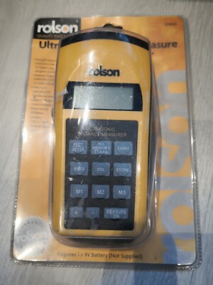 Rolson Ultraschall-Entfernungsband mit Laserpointer und Koffer UVP 39,99 £