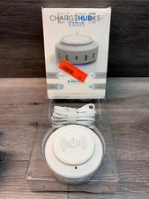 Limitless Innovations ChargeHubX5 E3005-New in Box - White