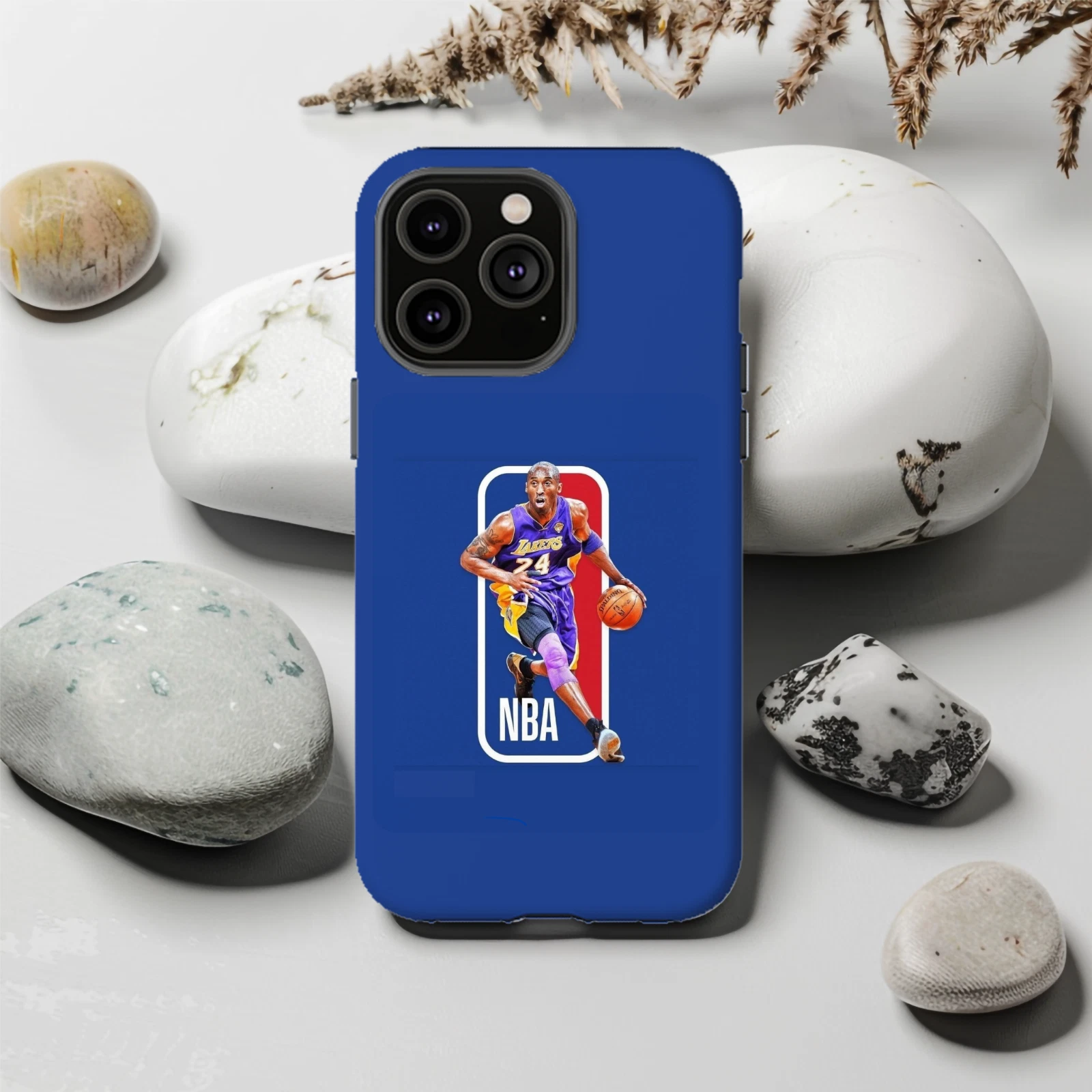 Kobe Bryant NBA Logo, Black Mamba Phone Case
