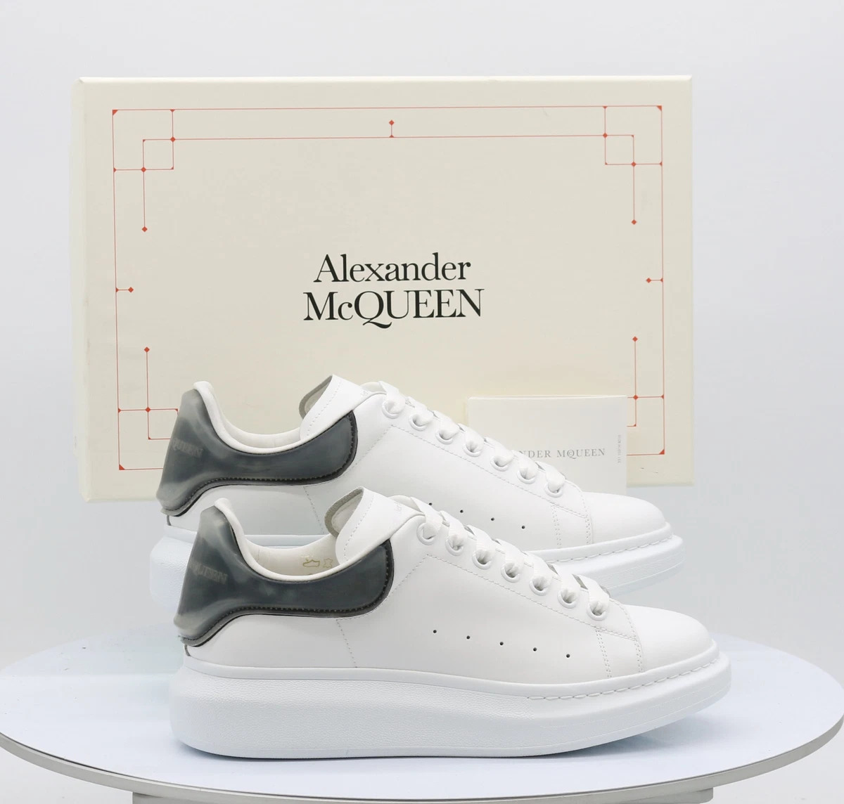 ALEXANDER MCQUEEN LARRY MENS TRAINERS 8 EU 42 WHITE £420 GR# | eBay