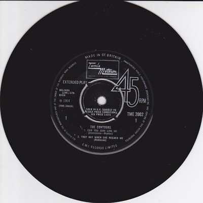 英7” The Contours The Contours TME2002 Tamla Motown /00080 s-l400.jpg