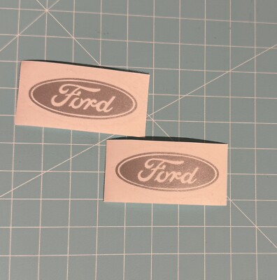 2x Ford Smooth Etched Effect Decals