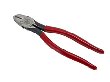 KLEIN TOOLS 7” DIAGONAL CUTTING PLIERS, TAPERED NOSE, D220-7, USA