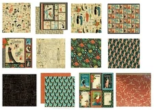 Graphic 45 Couture Collection 8" Cardstock PICK Classy Style Chic Fashion Lovely