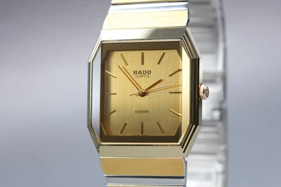 [Fast neuwertig] RADO Diastar 132.9511.3 Wolfram vergoldeter Quarz Herren... - Bild 1 von 4