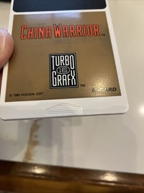 China Warrior (TurboGrafx-16, 1989) Tested Hu Card Only TG 16