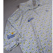 Rhoback Mens XXL Performance Polo Shirt Margarita Print Largo Concrete CF Logo