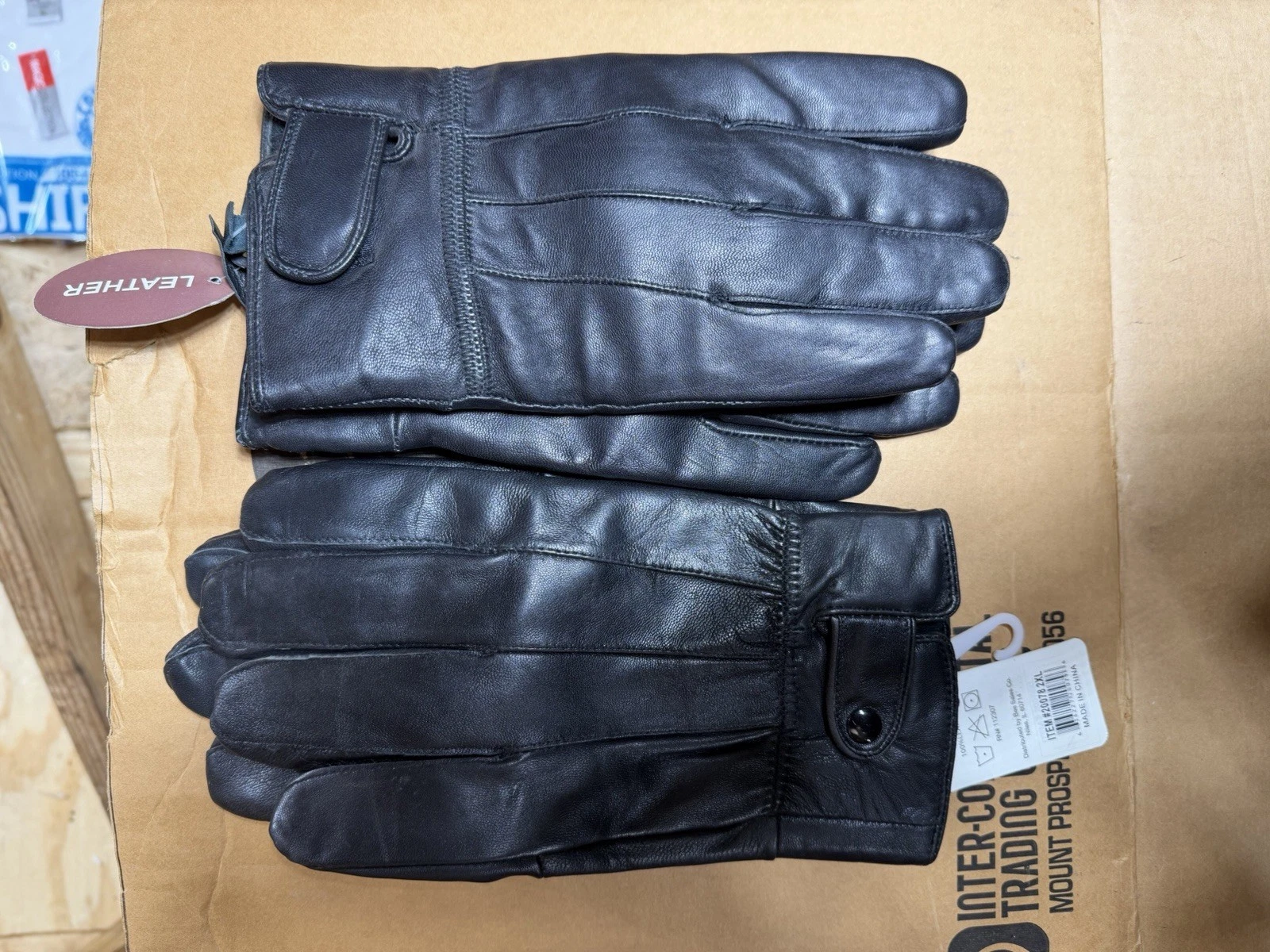 2 - Men’s Winter Leather Gloves – 2xL Black Leather Dress Gloves 4 Cold Weather