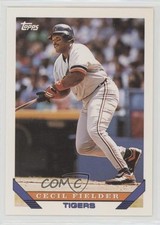 1993 Topps Blank Back Cecil Fielder #80 3ud