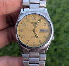 VINTAGE SEIKO 5 JAPAN 7019-8180 AUTOMATIC MOVEMENT 21 JEWELS MENS WRIST WATCH