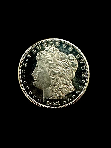 1881-S Morgan Silver Dollar Flashy! Proof Like With Nice Mirrored Fields. RARE.