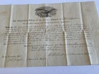 CIVIL WAR 8th OHIO VOLUNTEERS REGIMENT AS 1st SERGEANT DATED 1861 CAMP DENNISION