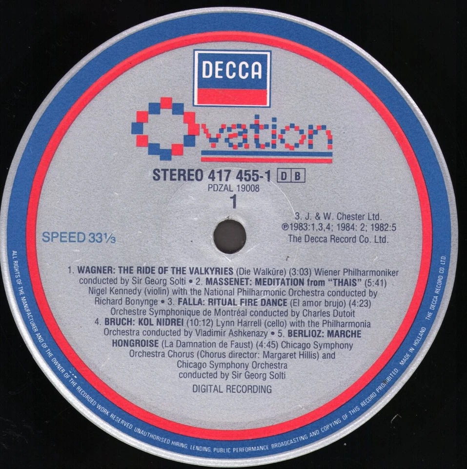 4174551 Various Artists Fledermaus Overture / Barcarolle / Greensleeves LP vinyl - Image 3 of 3