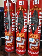 151 Gorilla Weatherproof Expanding Foam 750ml Spray Pack of 3