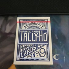 Brand New Blue Tally-Ho Playing Cards