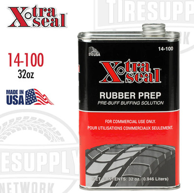4 PACK $15 PIECE 14-100 XTRA SEAL RUBBER PREP BUFFING SOLUTION PRE BUFF