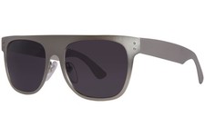 RetroSuperFuture Flat-Top-S0C A13 Sunglasses Silver/Grey Lens Square Shape 55mm