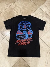Bioworld Cobra Kai T Shirt 100% Cotton Black Men’s Size M Good Condition