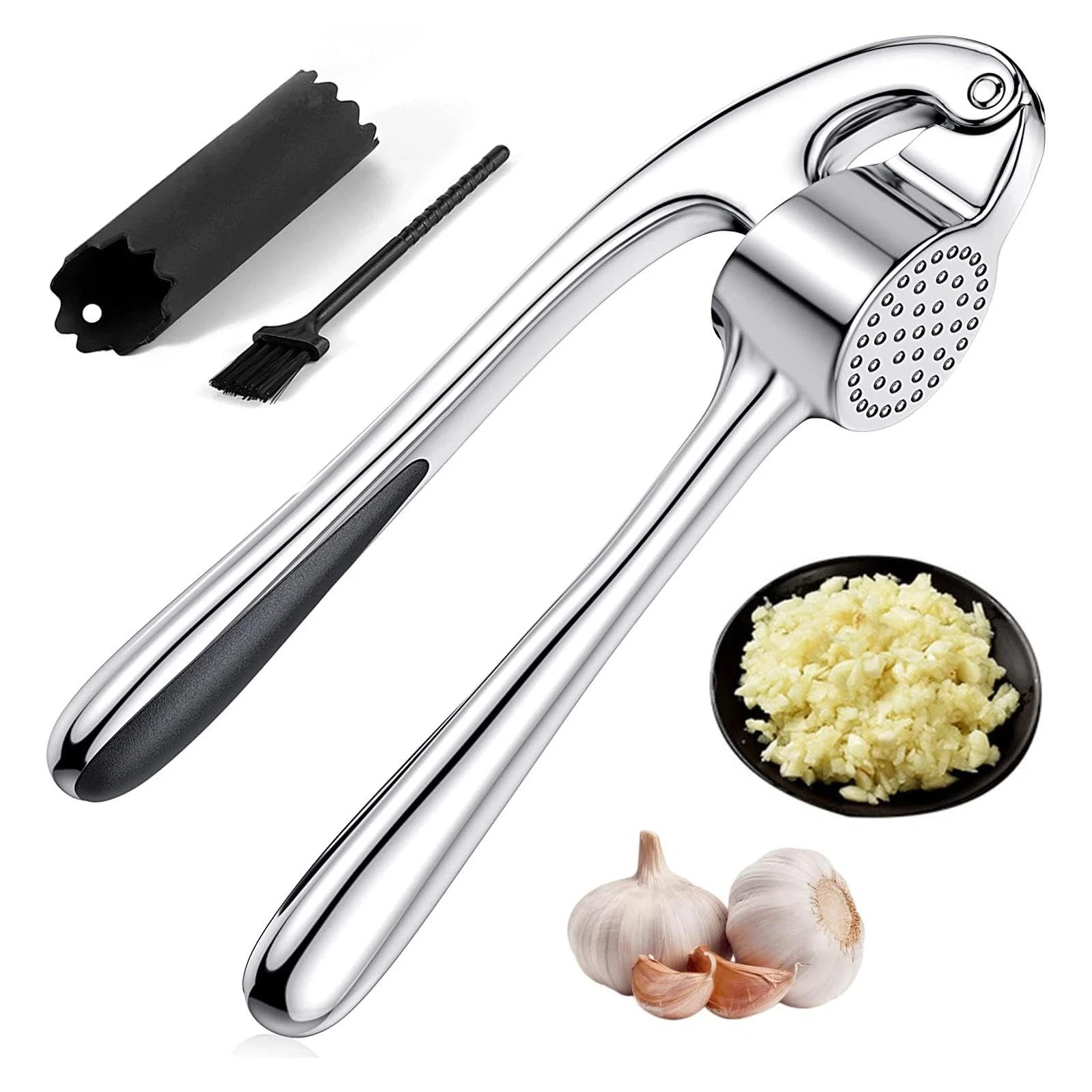 Professional Kitchen Stainless Presser, Garlic Grinder Easy to Clean, E...