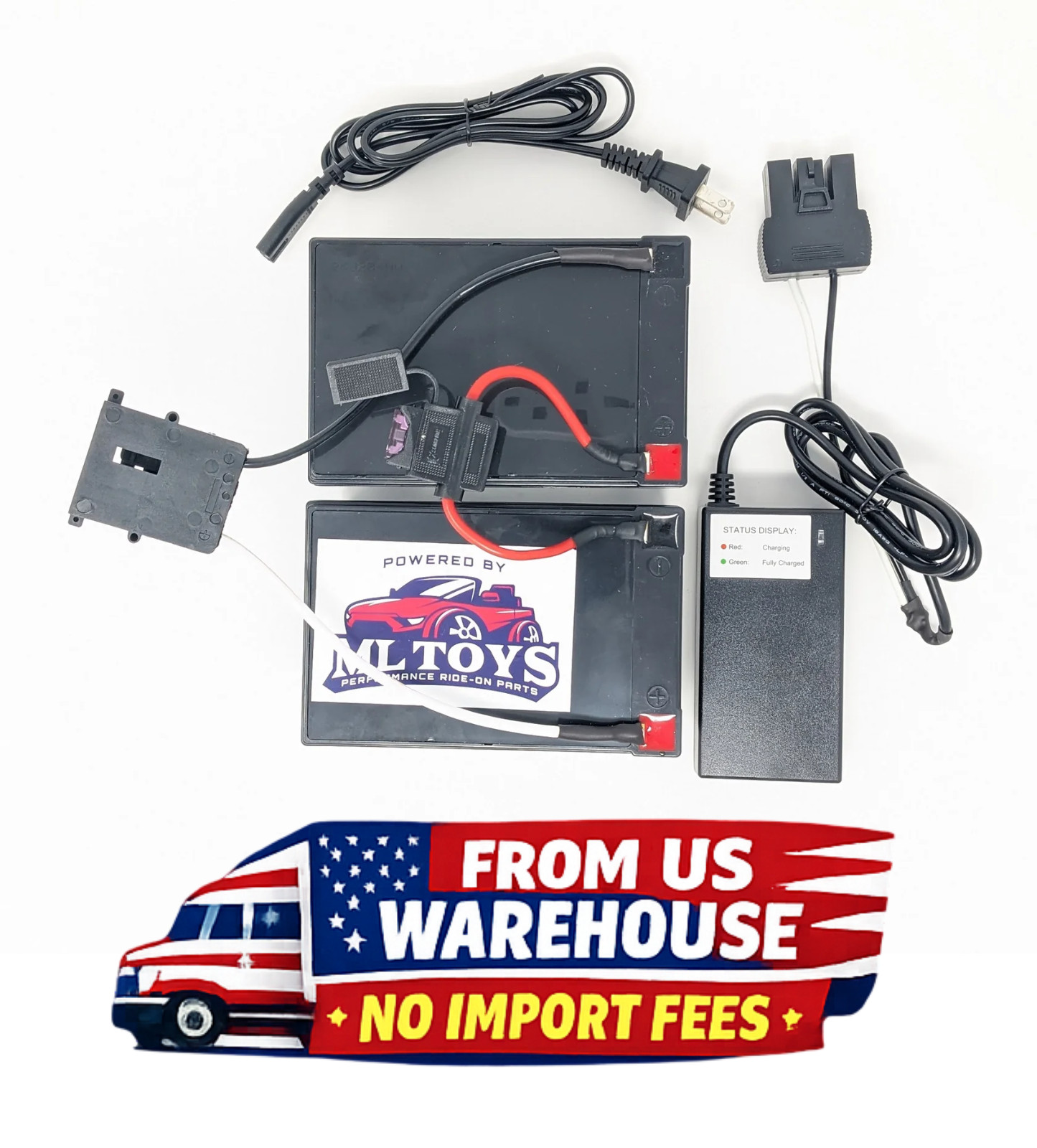 Upgrade Kit - 24 Volt Conversion 12ah Batteries & Fast Charg
