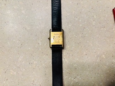 Authentic vintage Cartier Must de Cartier Tank watch
