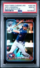 2024 Topps Chrome Update Joey Loperfido #USC195 Black Refractor /10 PSA 10 Pop 1