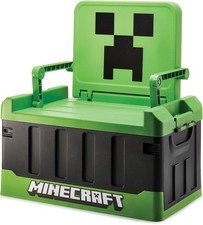 Numskull Coffre à jouets et chaise pliante 2-en-1 Minecraft u2013 Organiseur...
