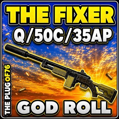 FALLOUT 76 PC | THE FIXER | GOD ROLL | QUAD-VITAL-VATS OPTIMIZED 