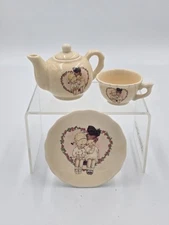 ENESCO CO. ~Memories of Yesterday~Mini tea pot, cup, and saucer.